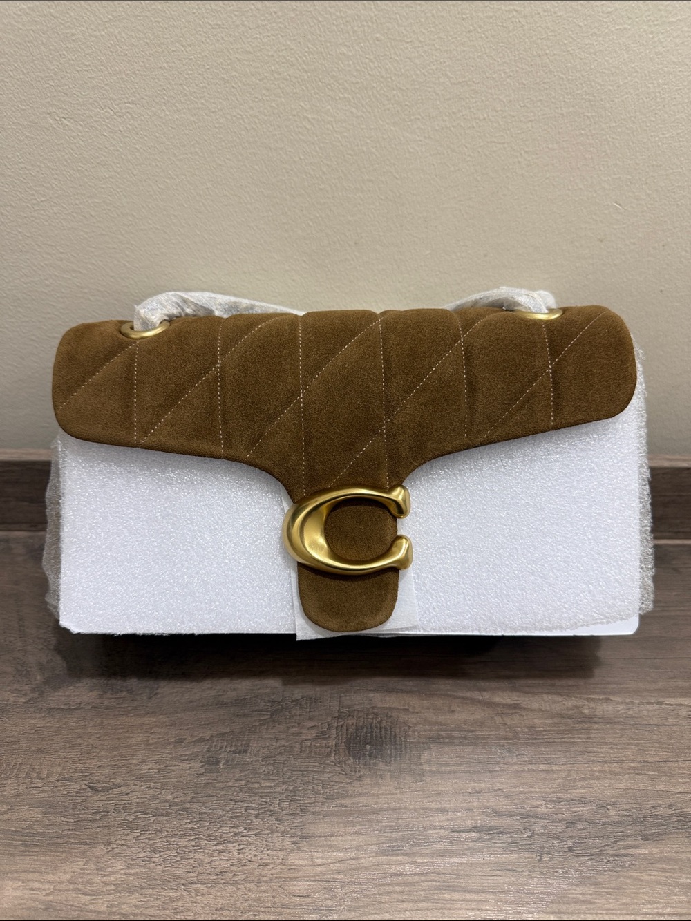Coach Tabby Shoulder Bag 26 With Quilting in Cedar